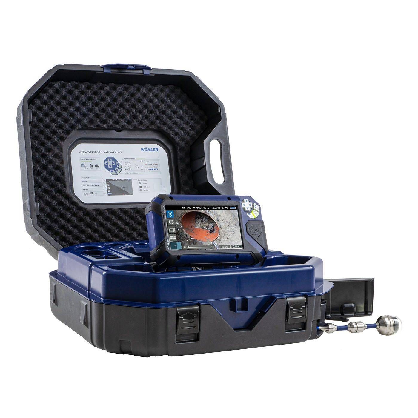 Camera Inspection canalisation 40-125mm VIS 250 Wohler - Matériel de Pro